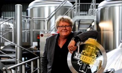 Eric Odenwald in De Leckere brouwerij